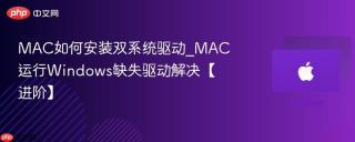 MAC如何安装双系统驱动_MAC运行Windows缺失驱动解决【进阶】