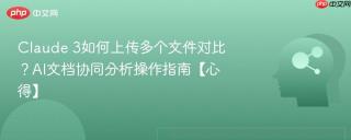 Claude 3如何上传多个文件对比？AI文档协同分析操作指南【心得】