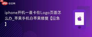 iphone开机一直卡在Logo页面怎么办_苹果手机白苹果修复【应急】