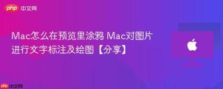 Mac怎么在预览里涂鸦 Mac对图片进行文字标注及绘图【分享】