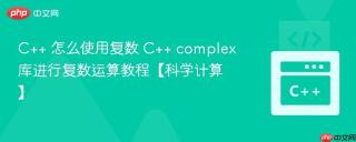 C++ 怎么使用复数 C++ complex库进行复数运算教程【科学计算】