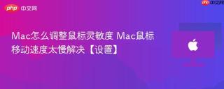 Mac怎么调整鼠标灵敏度 Mac鼠标移动速度太慢解决【设置】