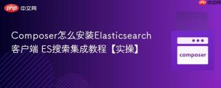 Composer怎么安装Elasticsearch客户端 ES搜索集成教程【实操】