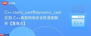 c++ static_cast和dynamic_cast区别 c++类型转换安全性深度解析【重难点】