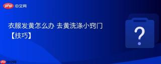 衣服发黄怎么办 去黄洗涤小窍门【技巧】
