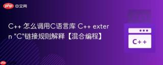 C++ 怎么调用C语言库 C++ extern 