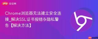 Chrome浏览器无法建立安全连接_解决SSL证书报错与隐私警告【解决方法】