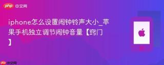iphone怎么设置闹钟铃声大小_苹果手机独立调节闹钟音量【窍门】