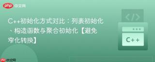 C++初始化方式对比：列表初始化、构造函数与聚合初始化【避免窄化转换】