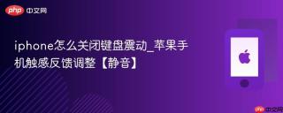 iphone怎么关闭键盘震动_苹果手机触感反馈调整【静音】