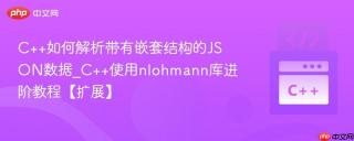 C++如何解析带有嵌套结构的JSON数据_C++使用nlohmann库进阶教程【扩展】