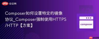 Composer如何设置特定的镜像协议_Composer强制使用HTTPS/HTTP【方案】