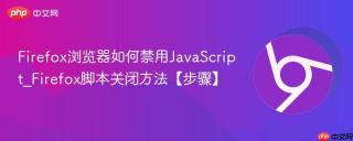 Firefox浏览器如何禁用JavaScript_Firefox脚本关闭方法【步骤】