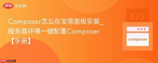 composer怎么在宝塔面板安装_服务器环境一键配置composer【手册】