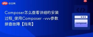 Composer怎么查看详细的安装过程_使用Composer -vvv参数排查故障【指南】