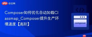 Composer如何优化自动加载Classmap_Composer提升生产环境速度【高阶】