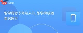 智学网官方网站入口_智学网成绩查询网页