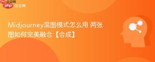 Midjourney混图模式怎么用 两张图如何完美融合【合成】