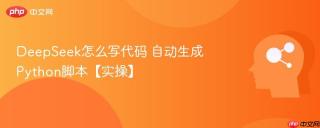 DeepSeek怎么写代码 自动生成Python脚本【实操】