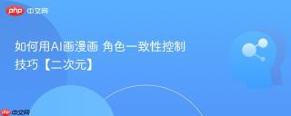 如何用ai画漫画 角色一致性控制技巧【二次元】