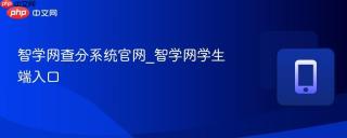 智学网查分系统官网_智学网学生端入口