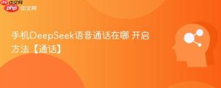 手机DeepSeek语音通话在哪 开启方法【通话】