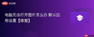 电脑无法打开图片怎么办 默认应用设置【修复】