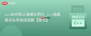 c++如何防止类被实例化_c++抽象类与私有构造函数【面试】