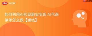 如何利用AI实现副业变现 AI代画接单怎么做【赚钱】