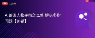 AI绘画人物手指怎么修 解决多指问题【纠错】