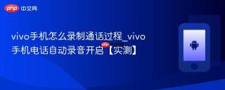 vivo手机怎么录制通话过程_vivo手机电话自动录音开启【实测】