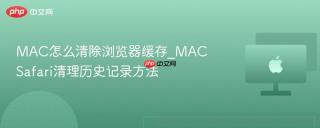 MAC怎么清除浏览器缓存_MAC Safari清理历史记录方法