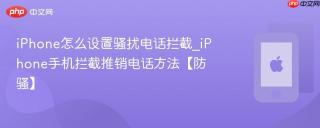 iPhone怎么设置骚扰电话拦截_iPhone手机拦截推销电话方法【防骚】