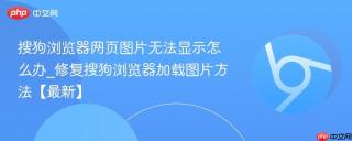 搜狗浏览器网页图片无法显示怎么办_修复搜狗浏览器加载图片方法【最新】