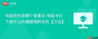 电脑死机按哪个键重启 电脑卡住了按什么快捷键强制关机【方法】