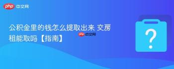 公积金里的钱怎么提取出来 交房租能取吗【指南】