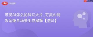 可灵AI怎么拍科幻大片_可灵AI特效运镜与场景生成秘籍【进阶】
