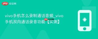 vivo手机怎么录制通话音频_vivo手机双向通话录音功能【实测】