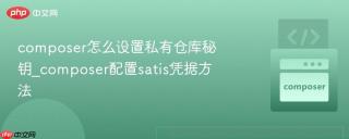 composer怎么设置私有仓库秘钥_composer配置satis凭据方法