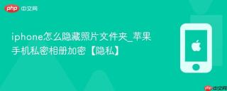 iphone怎么隐藏照片文件夹_苹果手机私密相册加密【隐私】