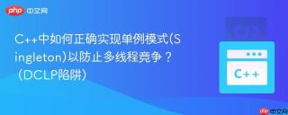 C++中如何正确实现单例模式(Singleton)以防止多线程竞争？ (DCLP陷阱)