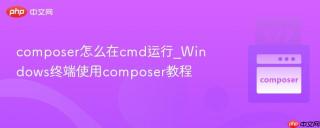 composer怎么在cmd运行_Windows终端使用composer教程