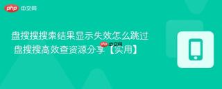 盘搜搜搜索结果显示失效怎么跳过 盘搜搜高效查资源分享【实用】