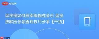 盘搜搜如何搜索瑜伽纯音乐 盘搜搜解压音频查找技巧分享【干货】