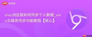 vivo浏览器如何同步个人数据_vivo云服务同步功能教程【核心】