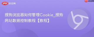 搜狗浏览器如何管理Cookie_搜狗网站数据控制教程【教程】