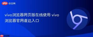vivo浏览器网页版在线使用 vivo浏览器官网直达入口