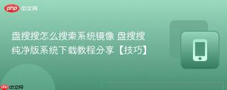 盘搜搜怎么搜索系统镜像 盘搜搜纯净版系统下载教程分享【技巧】