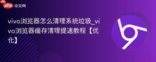 vivo浏览器怎么清理系统垃圾_vivo浏览器缓存清理提速教程【优化】