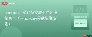 composer如何仅安装生产环境依赖？（--no-dev参数使用场景）